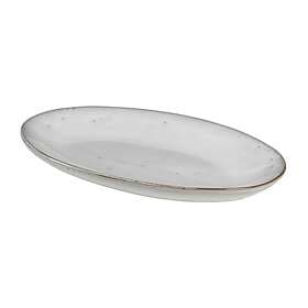 Broste Copenhagen Nordic Sand oval fat 13.6x22 cm