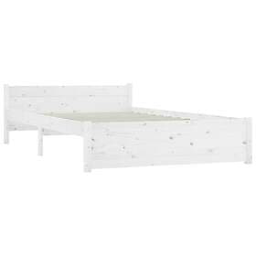 vidaXL Bed Frame med lådor vit 120x200 cm 3103555