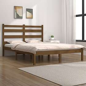 vidaXL Bed Frame honungsbrun massiv furu 200x200 cm 3103671