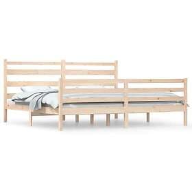 vidaXL Bed Frame massivt trä 200x200 cm 3103733