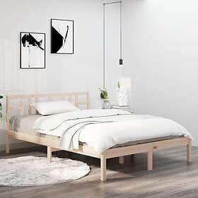 vidaXL Bed Frame massivt trä 120x190 cm 3105375