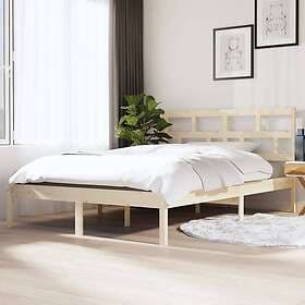 vidaXL Bed Frame massivt trä 120x190 cm 3101188