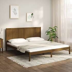 vidaXL Bed Frame honungsbrun massiv furu 200x200 cm 3105753