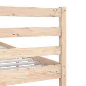 vidaXL Bed Frame massivt trä 120x190 cm 4FT 3101058