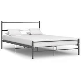 vidaXL Bed Frame grey metal 120x200 cm