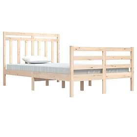 vidaXL Bed Frame solid wood 120x200 cm