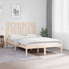 vidaXL Bed Frame massiv furu 120x190 cm 3103968