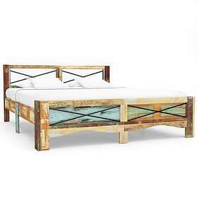 vidaXL Bed Frame massivt återvunnet trä 160x200 cm 247667
