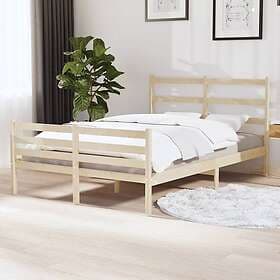 vidaXL Bed Frame massiv furu 120x190 cm 4FT 3103683