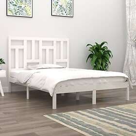 vidaXL Bed Frame vit massiv furu 120x200 cm 3104539