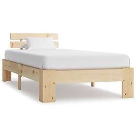 vidaXL Bed Frame massiv furu 100x200 cm 283161