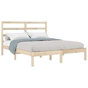 vidaXL Bed Frame massivt trä 120x190 cm 3104903