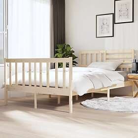 vidaXL Bed Frame massivt trä 140x190 cm 3101133