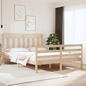 vidaXL Bed Frame massivt trä 120x190 cm 3105285