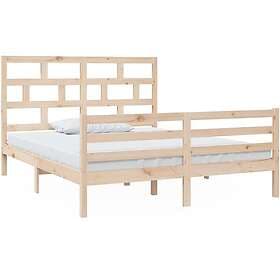 vidaXL Bed Frame massiv furu 160x200 cm 3101293