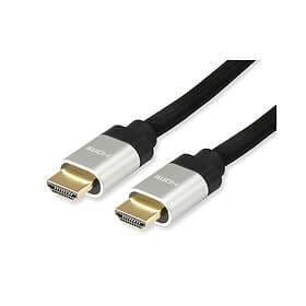 Equip 119383 HDMI-kabel 5 m HDMI Type A (Standard) Sort, Sølv