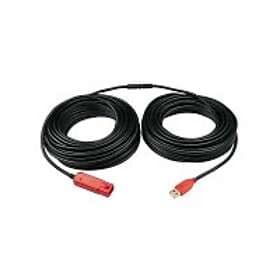 Lindy USB 2.0 Aktiv-VerlÃ¤ngerung Typ A/A Pro M/F 30m