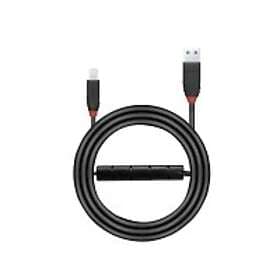 Lindy 43227 USB-kabel 10 m USB 3.2 Gen 1 (3.1 Gen 1) USB A USB B Sort