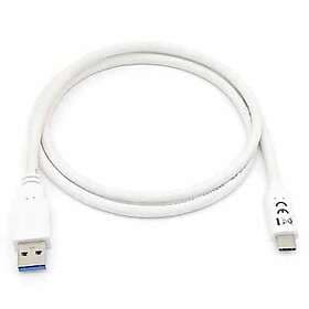 Equip 128363 USB-kabel 1 m USB 3.2 Gen 1 (3.1 Gen 1) USB A USB C Hvid
