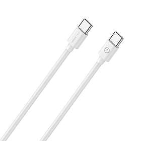 RealPower 404307 USB-kabel 2 m USB 2.0 USB C Hvid