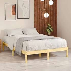 vidaXL Bed Frame massivt trä 135x190 cm 809992