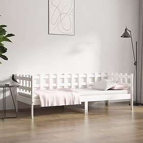 vidaXL Dagbädd vit 90x190 cm massiv furu 820762