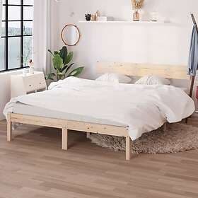 vidaXL Bed Frame massiv furu 140x190 cm 810127