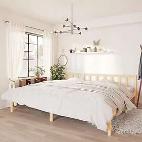 vidaXL Bed Frame massiv furu 200x200 cm 810102