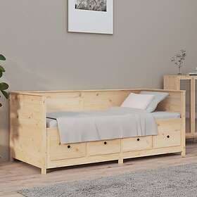 vidaXL Dagbädd 90x190 cm massiv furu 820911
