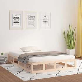 vidaXL Bed Frame 200x200 cm massivt trä 820816