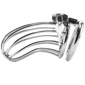 Metal hard cock bird cage chastity