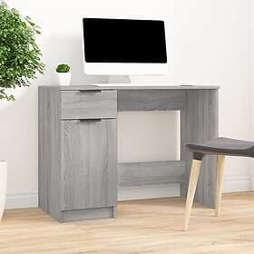 vidaXL Desk grå sonoma 100x50x75 cm konstruerat trä 817127