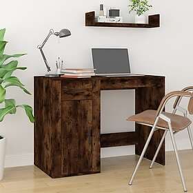 vidaXL Desk rökfärgad ek 100x49x75 cm konstruerat trä 816789