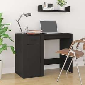 vidaXL Desk svart 100x49x75 cm konstruerat trä 816785