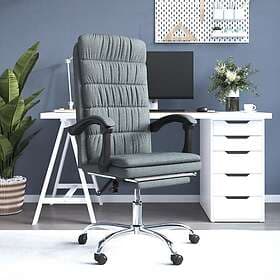vidaXL Office Chair mörkgrå tyg 349648