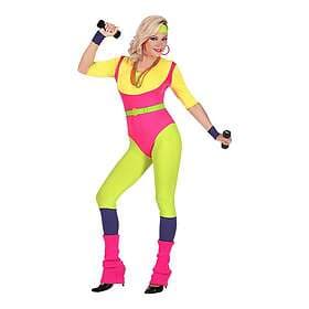 80-tals Aerobics Instruktör Maskeraddräkt Large