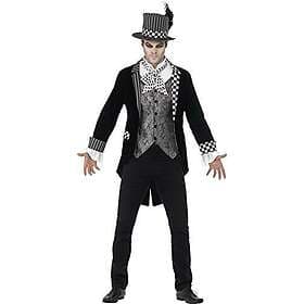 Smiffys Black Hatter Maskeraddräkt X-Large