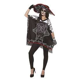 Smiffys Day of the Dead Bandit Maskeraddräkt One size