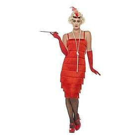 Smiffys Flapper Red Long Costume Small