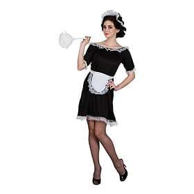 Wicked Costumes Klassisk French Maid Budget Maskeraddräkt Small
