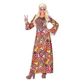 Widmann 60-tals Hippie Klänning Maskeraddräkt X-Large