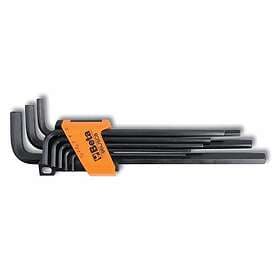 Beta Utensili 2-10 Mm Long Hexagonal Wrench Set 8 Units Silver