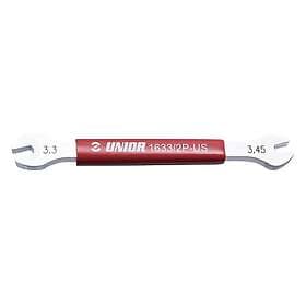 Unior Double Sided Spoke Wrench 4/4.4mm Durchsichtig