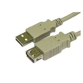 Cables Direct USB A - USB A M-F 2.0 1m