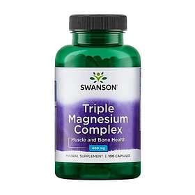 Swanson Triple Magnesium Complex 400mg 30 Capsules