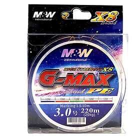 M&W International G-max 300 M Braided Line Guld 0.500 mm