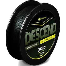 RidgeMonkey Descend Sinking 1000 M Braided Line Durchsichtig 0.280 mm