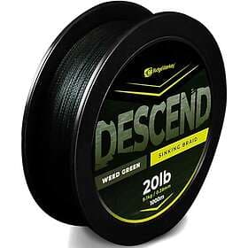 RidgeMonkey Descend Sinking 1000 M Braided Line Durchsichtig 0.350 mm