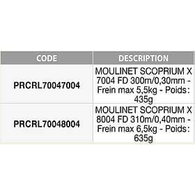 Prowess Scorpium X Carpfishing Reel Silver 8004FD