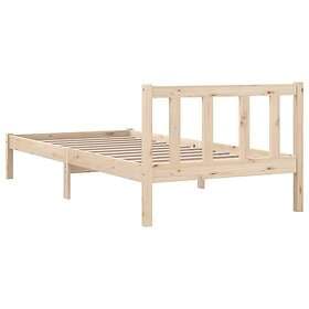 vidaXL Bed Frame massiv furu 75x190 cm 810042